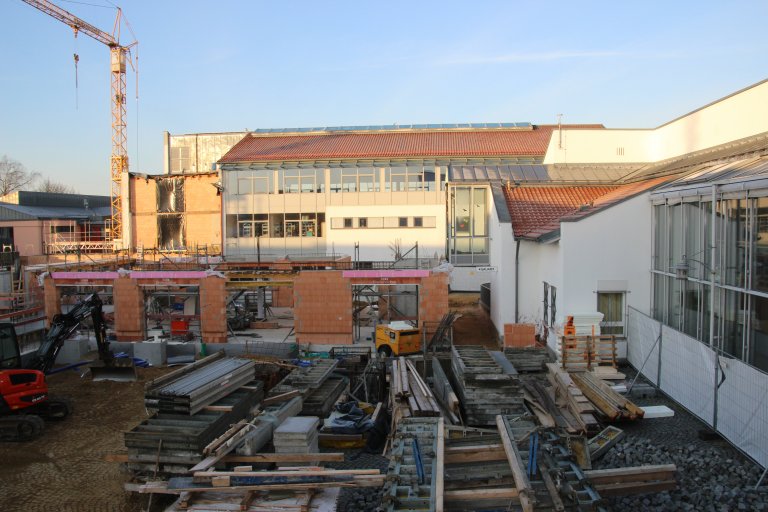 Foto Baustelle Grundslchule 25.03.2021 Foto Baustelle Grundslchule 25.03.2021