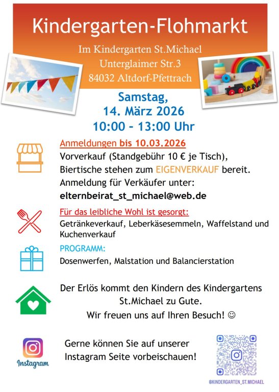 Flohmarkt Kiga St Michael