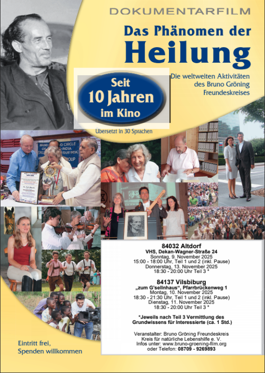 Bruno Gröning Film Flyer