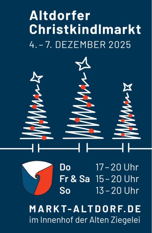 Christkindlmarkt Plakat 2025