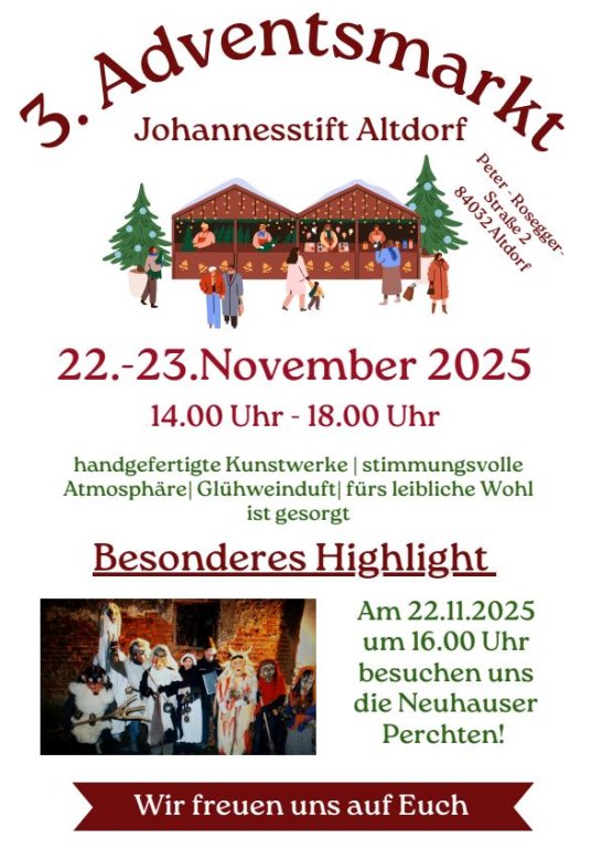 Adventsmarkt Johannesstift 2025