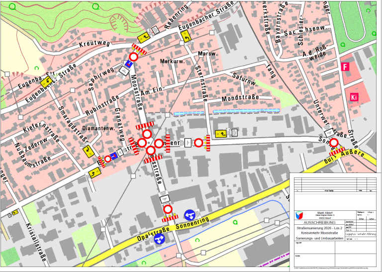 Sperrung Moosstraße September 2026