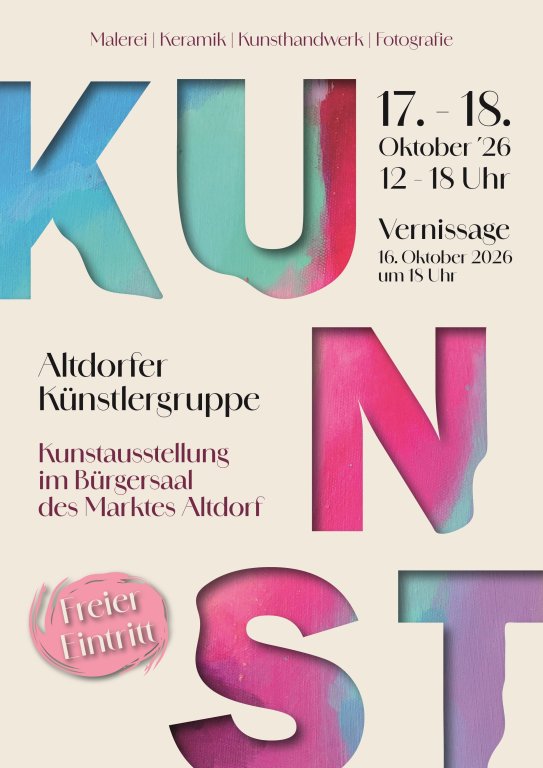 Plakat Altdorfer Gruppe 2026